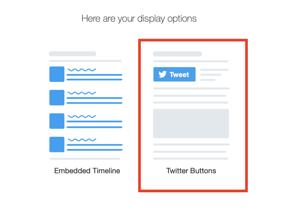 Here are your display options